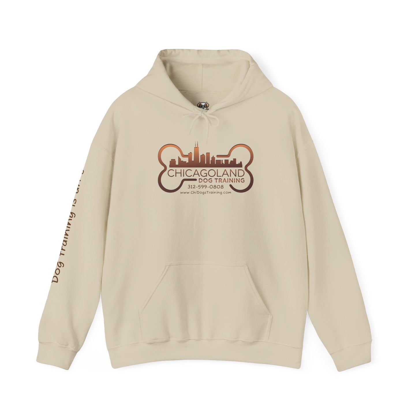 Chicagoland Dog Training Hoodie – Unisex Heavy Blend™ Sweatshirt with Inspirational Quote