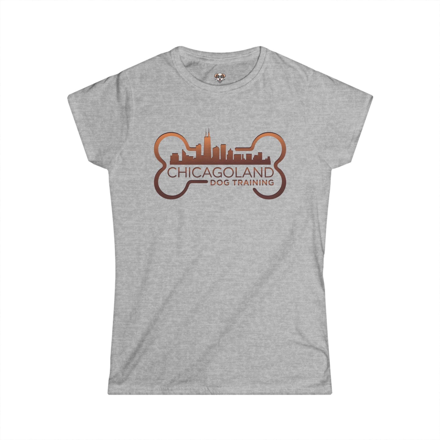 Chicagoland Dog Training Women's Tee - A Trained Dog is a Happy Dog!