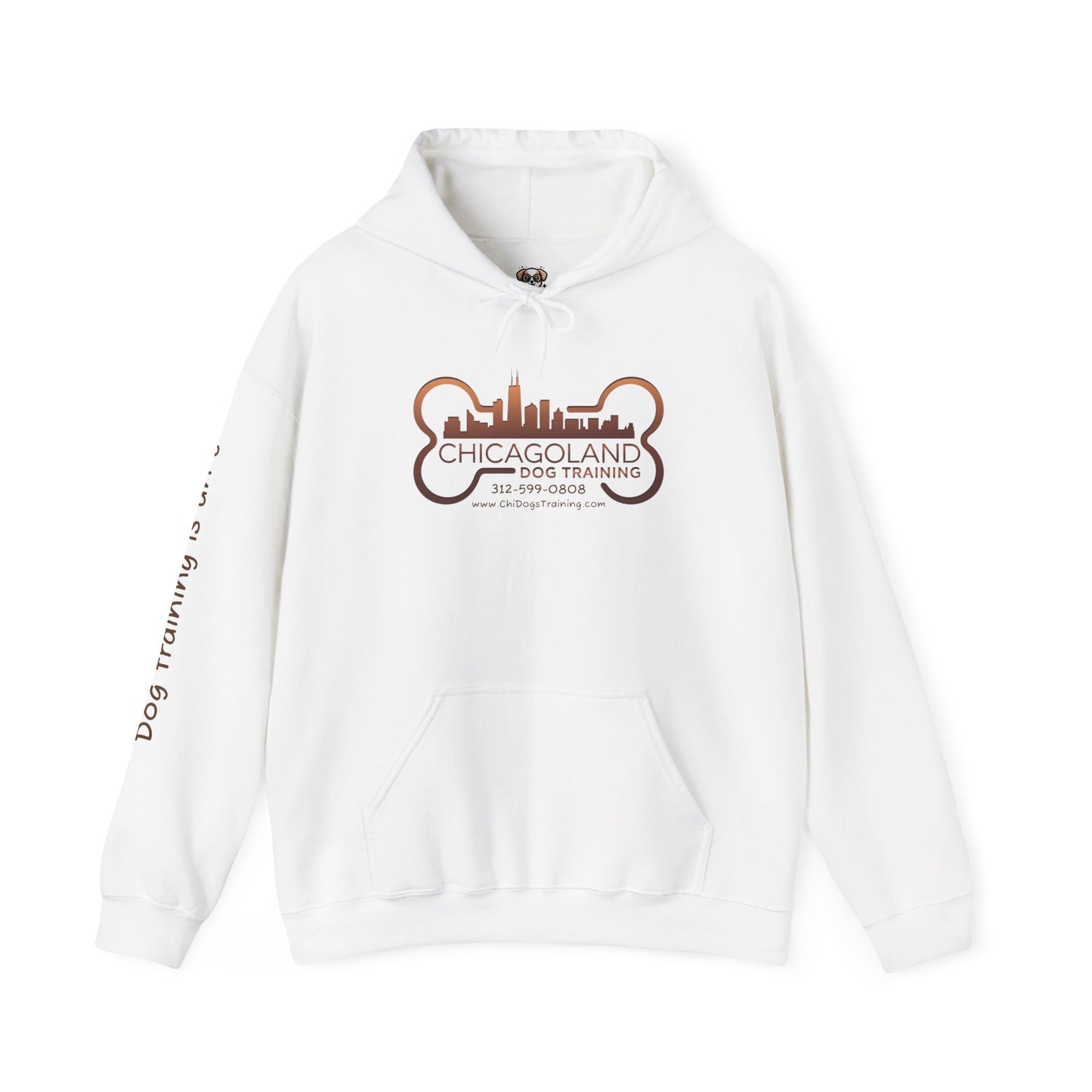 Chicagoland Dog Training Hoodie – Unisex Heavy Blend™ Sweatshirt with Inspirational Quote